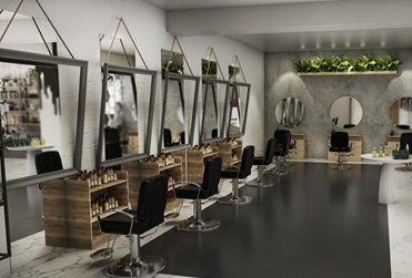 Unisex Salon Interior Services