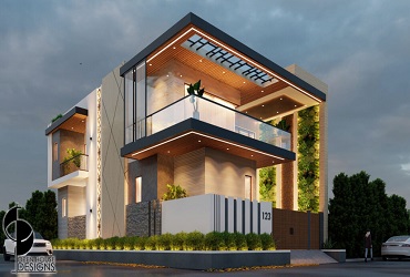 Luxury Home Front Elevation