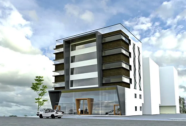 Commercial Building Front Elevation